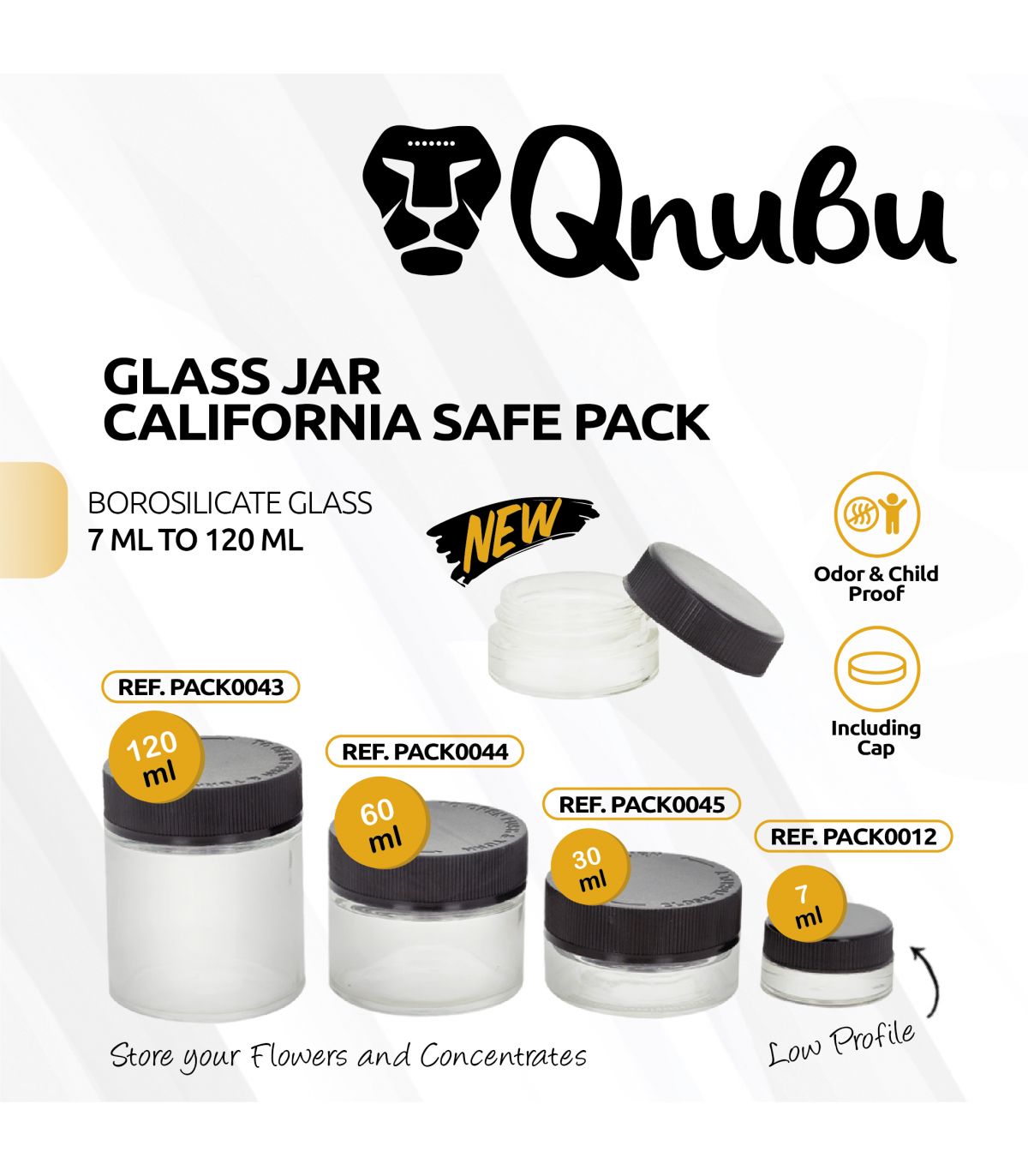 Sklenice Qnubu California 30ml