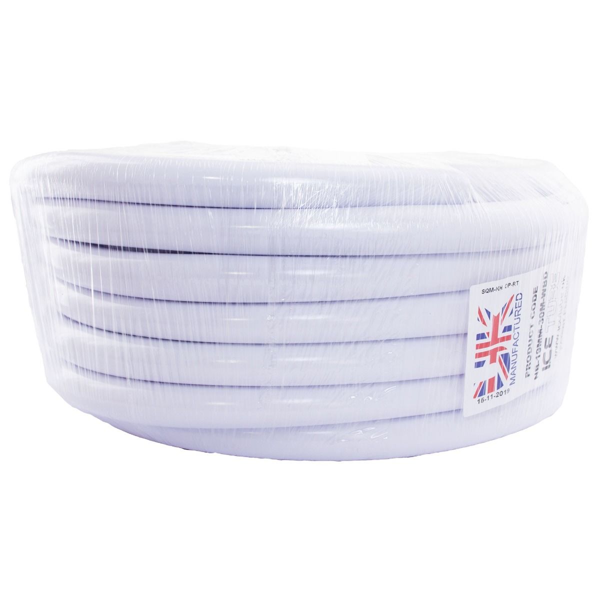 Flexi bílá ICE TUBE hadice 12.5mm - 1m