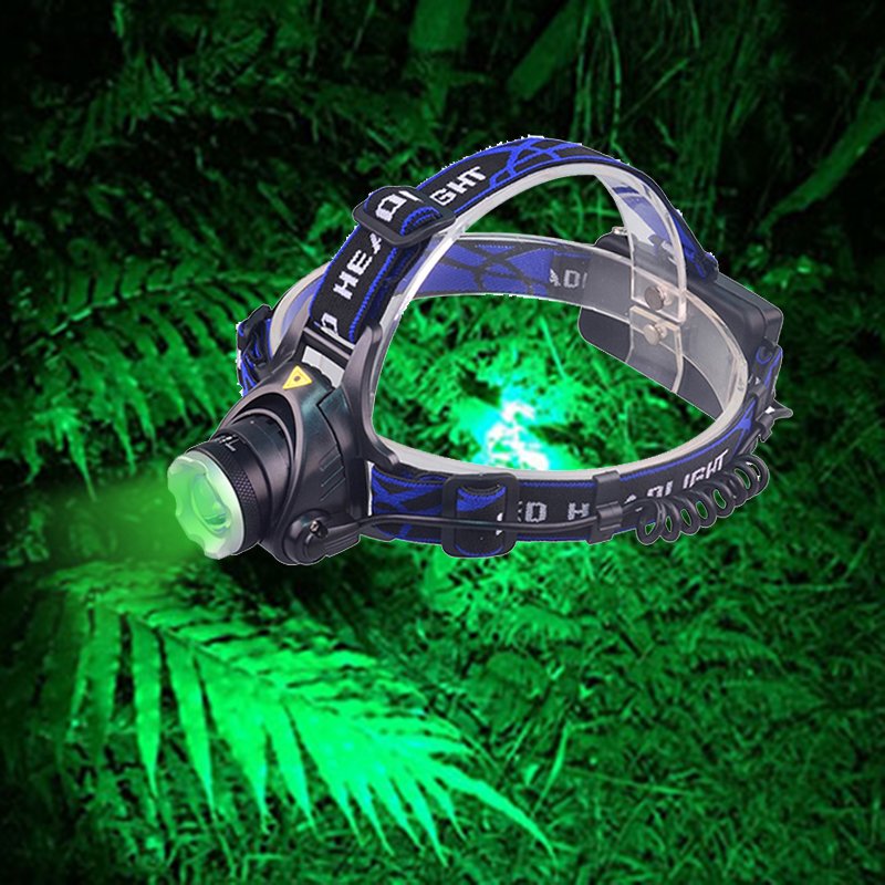 Čelovka SunPro Green LED Headlamp zelená