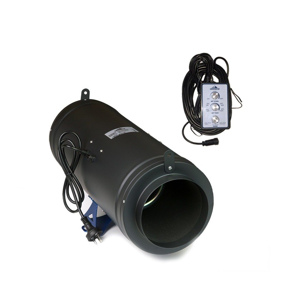 Mountain Air WHISPER FAN 200mm, 1205 m3/h, ventilátor s EC motorem a regulací teploty