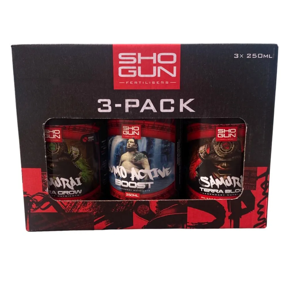 Shogun Terra Starter 3-Pack 750 ml, sada hnojiv