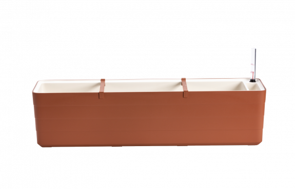 Samozavlažovací truhlík BERBERIS terakota béžová 80 cm