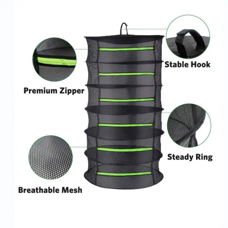 FAIRNET ZIP sušící síť se zipem 55cm, 6 pater, výška 120cm