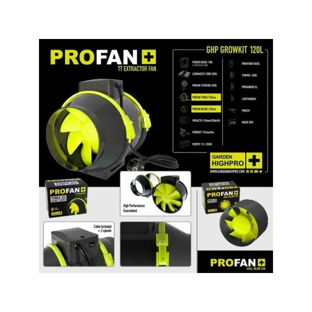 GARDEN HIGH PRO GROWKIT 120L - Pěstební komplet 120x60x180cm