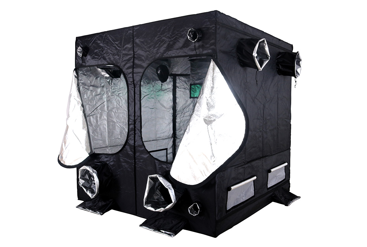 BudBox PRO Titan 1 200x200x200cm stříbrný - pěstební stan