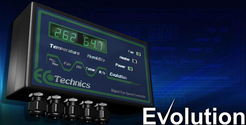Ecotechnics Evolution Digitální regulátor otáček (max zátěž 2×6 A)