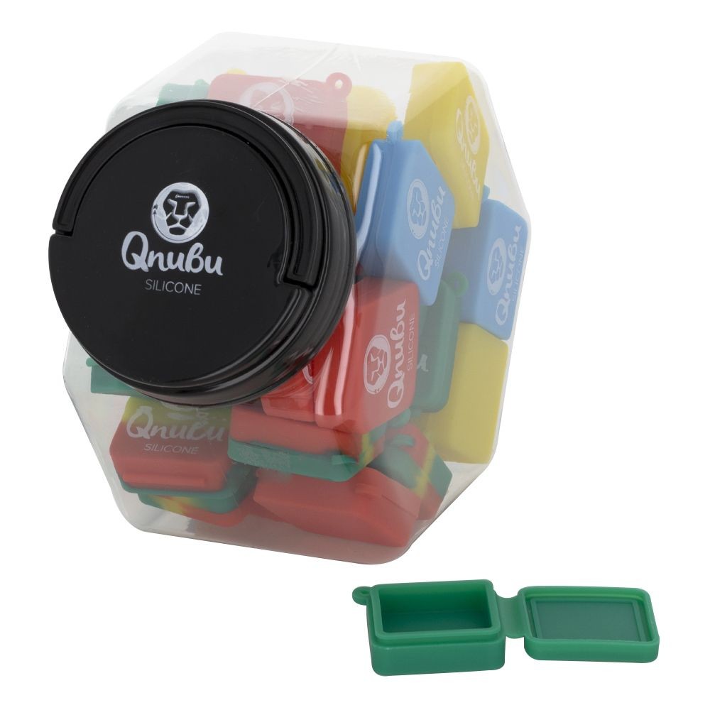 Qnubu Silikonové pouzdro hranaté 9ml (mix barev)