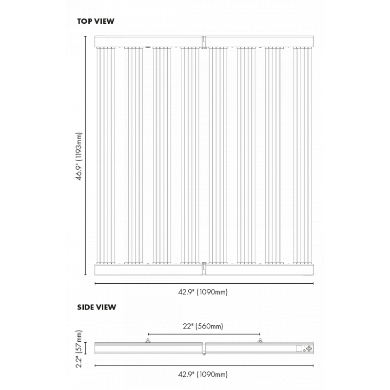 Dimlux LED Xtreme series PhytoVegSpec® Indoor 750W, pěstební LED osvětlení
