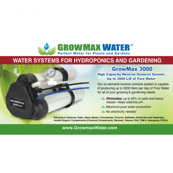 Growmax Water Growmax, reverzní osmotická jednotka 3000 l/den