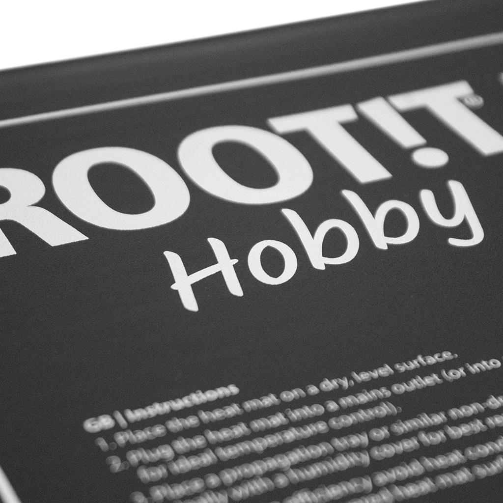 Root!t Hobby - Výhřevná podložka malá (25x35 cm, 11 W) + izolace