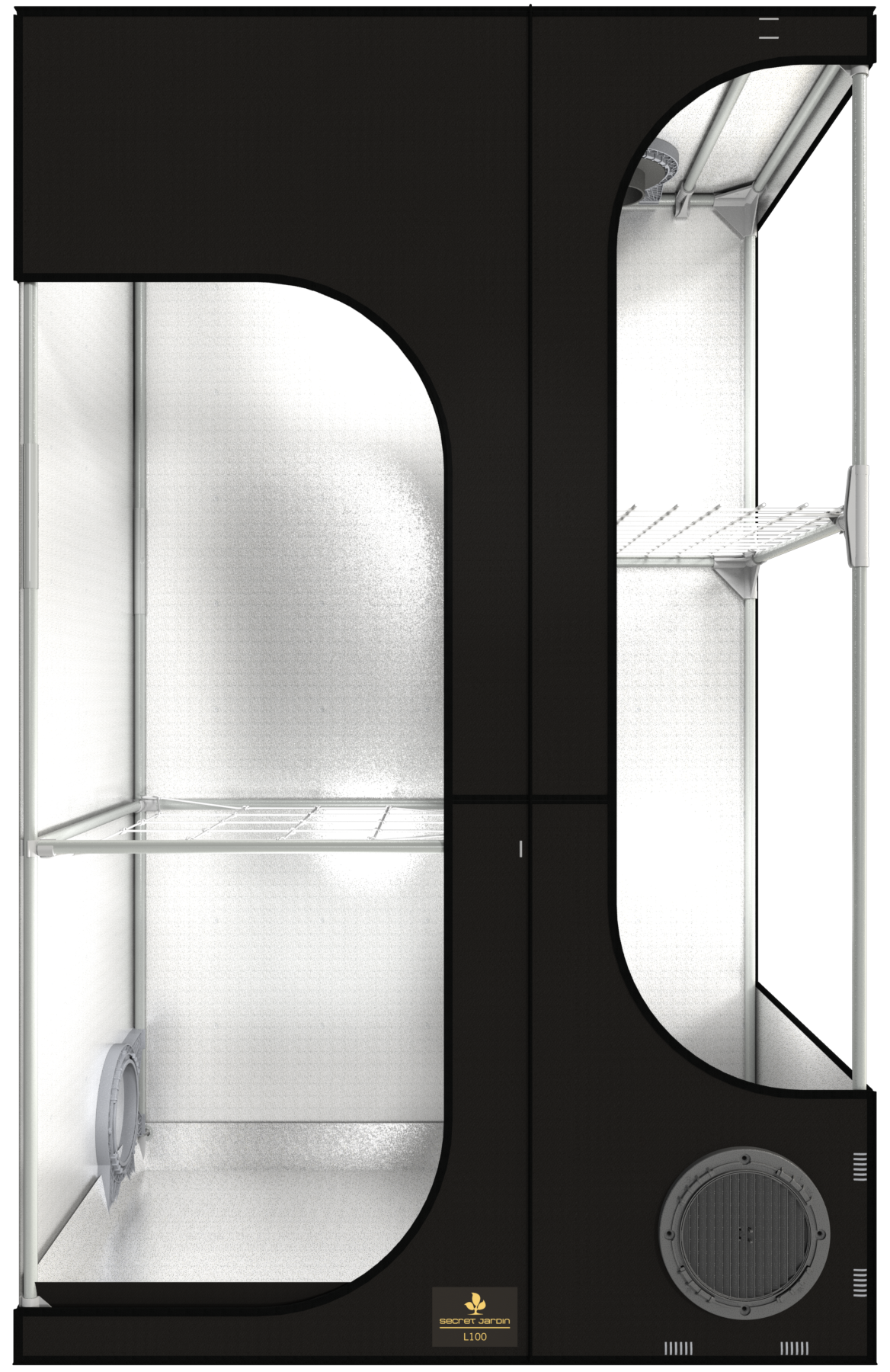 DP90 Grid shelve - kovová mřížka 60x40cm