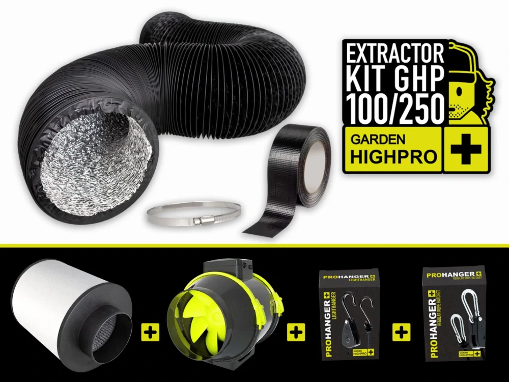 GARDEN HIGH PRO EXTRACTOR KIT 125mm, 250m3/h