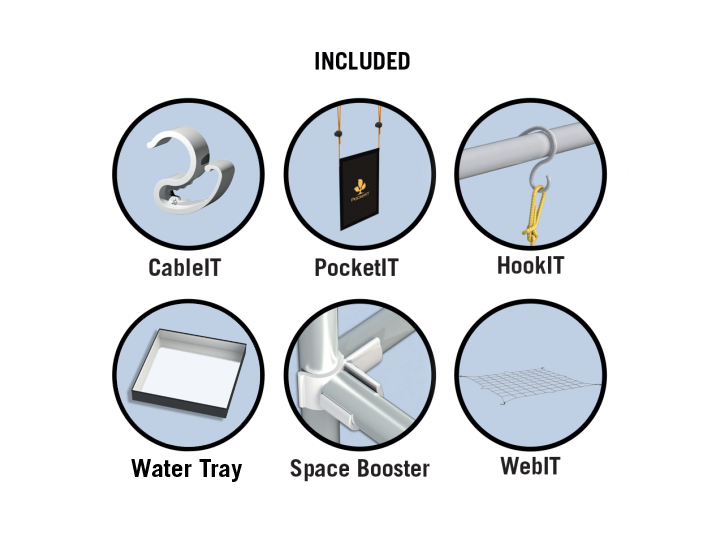 Secret Jardin Dark Street DS60 (60x60x158 cm) rev. 4.0, pěstební stan