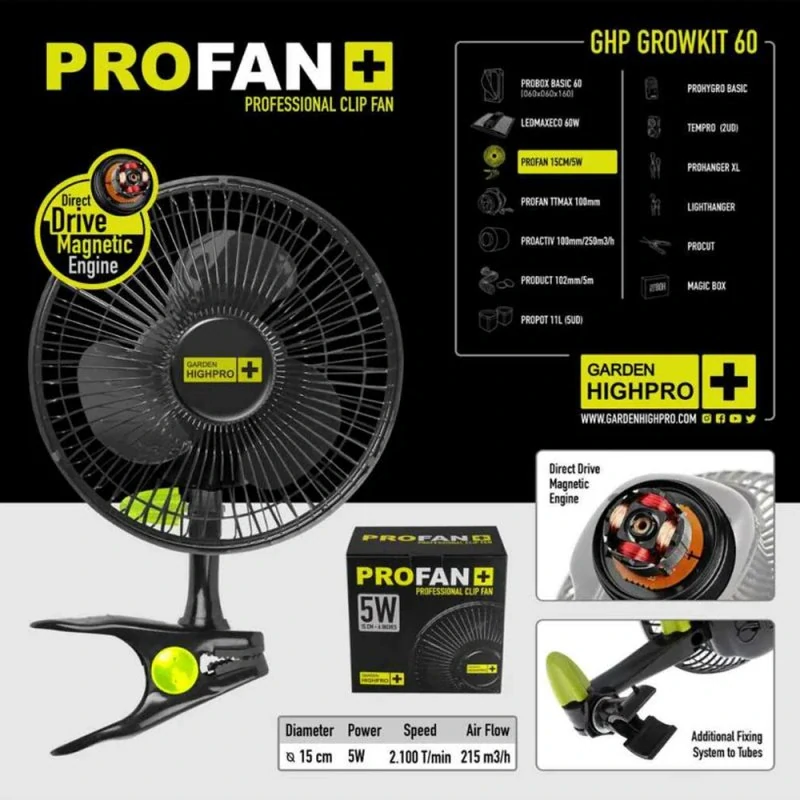 GARDEN HIGH PRO GROWKIT 60 - Pěstební komplet 60x60x160cm