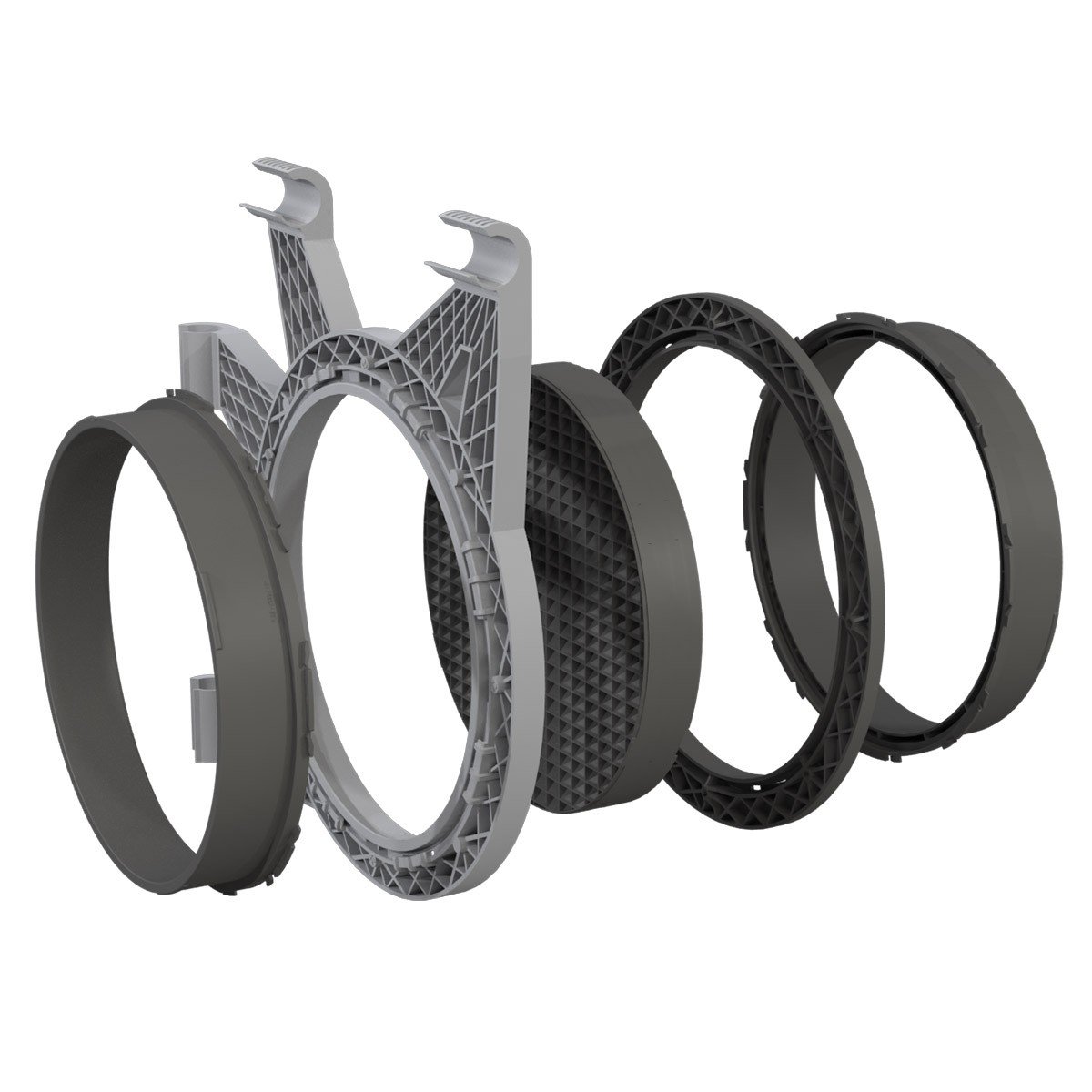 Secret Jardin Connector Ø150 mm - konektor pro Ducting Flange 25mm (Dark Room)