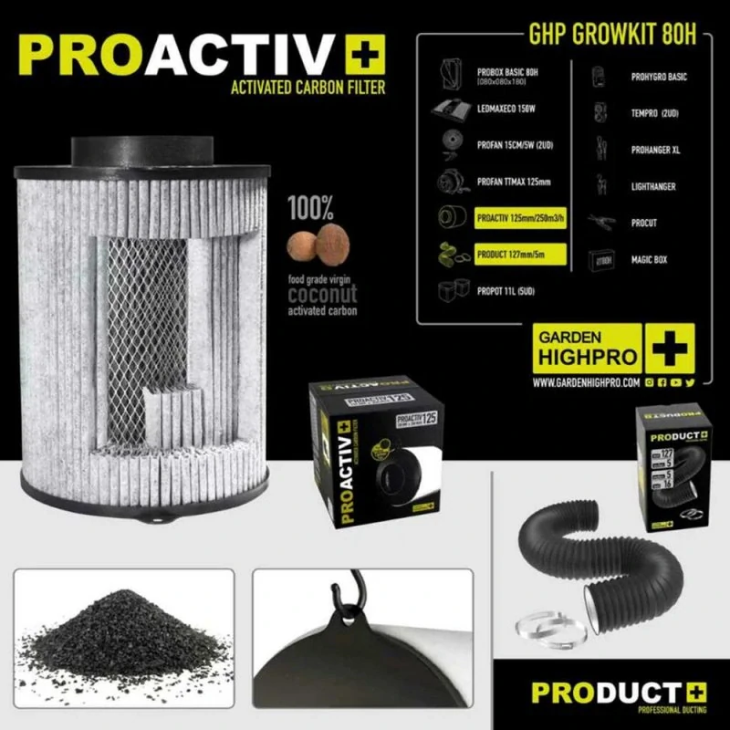 GARDEN HIGH PRO GROWKIT 80H - Pěstební komplet 80x80x180cm