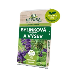 NATURA Substrát bylinková zahrádka a výsev 10L