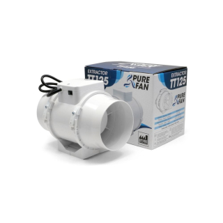Pure Fan TT 125 - 220/280 m3/h, dvourychlostní ventilátor