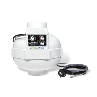 Ventilátor Prima Klima PK100 EC-TC 100mm, 580 m³/h, ventilátor s EC motorem a regulací teploty a otáček