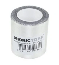 Phonic Trap Tape Silver lepicí páska – 50 mm x 5 m