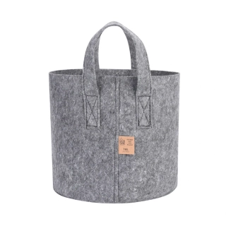 Dirt Bag Grey textilní květináč 28x24 cm - 16 L