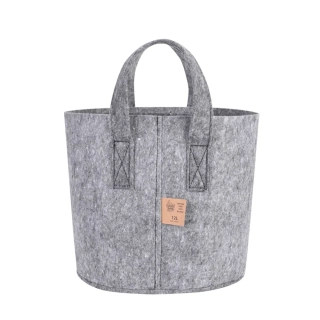 Dirt Bag Grey textilní květináč 24x23 cm - 12 L