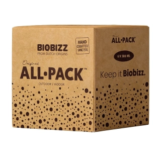 Biobizz All Pack Indoor 6x 500 ml, sada hnojiv