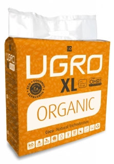 UGro Lisovaný kokos XL ORGANIC 70L, kokosový substrát s trichodermou